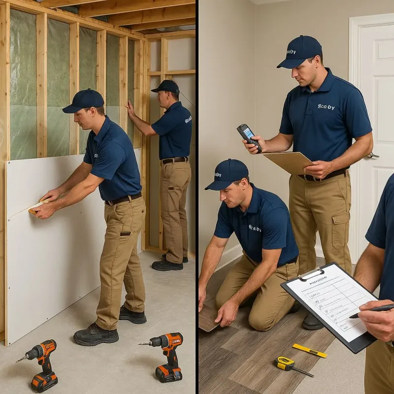 Repairs and Reconstruction process in Walnut, CA
